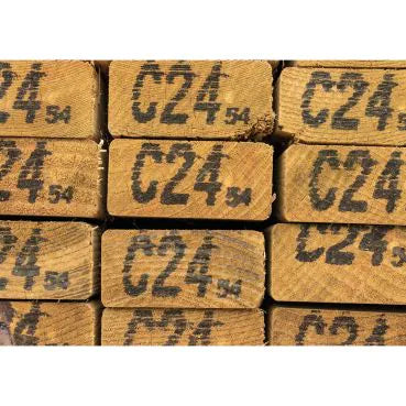 47 x 125mm Kiln Dried C16/C24 Eased Edges Carcassing Timber PEFC
