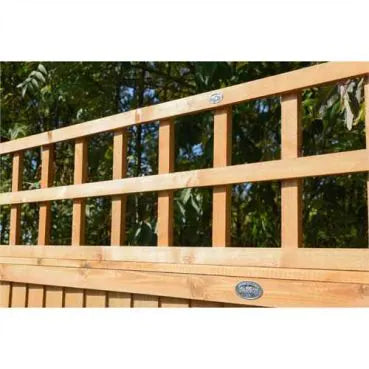 Grange 1.83 x 0.32m Heavy Duty Square Trellis Golden Brown
